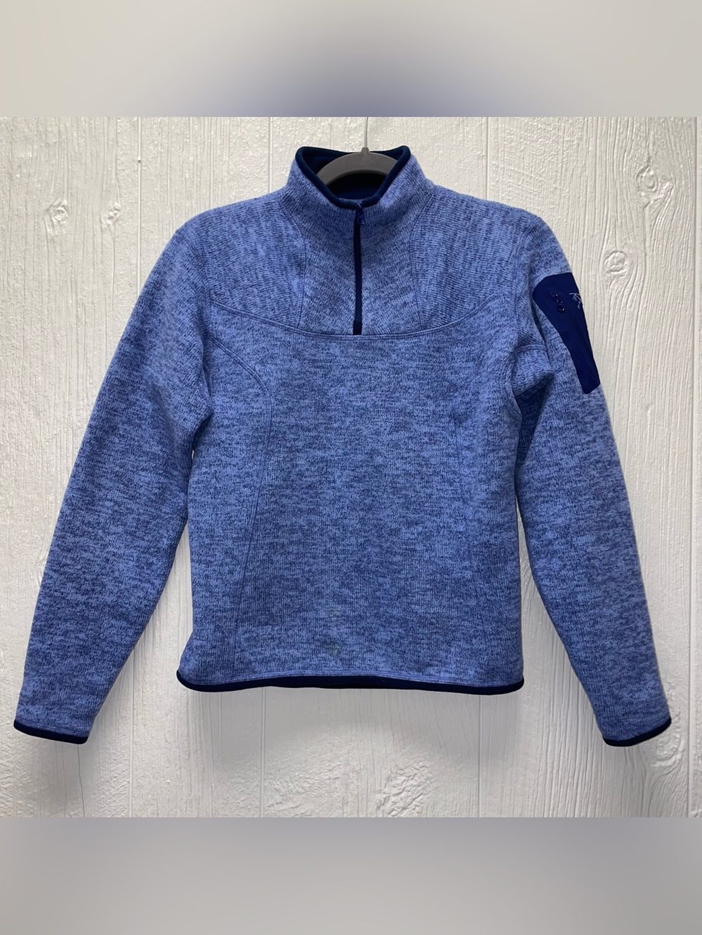 Women’s Arc’Teryx Polartec Blue Half-Zip Sweater Pullover Jacket! Size Small!